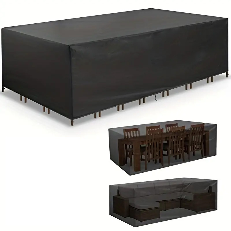 Outdoor Furniture Manufacturer - 120 サイズ屋外ガーデンパティオ家具カバーダストカバー屋外ダブルソファカバー長方形保護カバー
