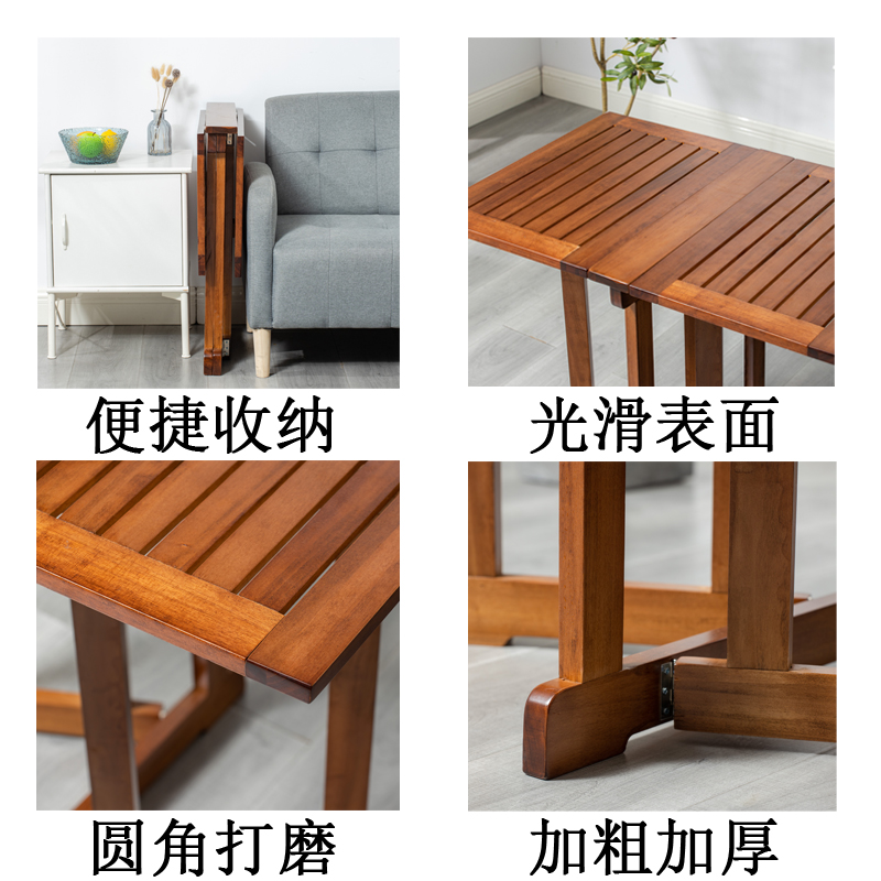Outdoor Furniture Types - 折りたたみテーブル、ダイニングテーブル、小型家庭用タイプ、軽量収納、すべて無垢材の屋外テーブル、椅子、バルコニー