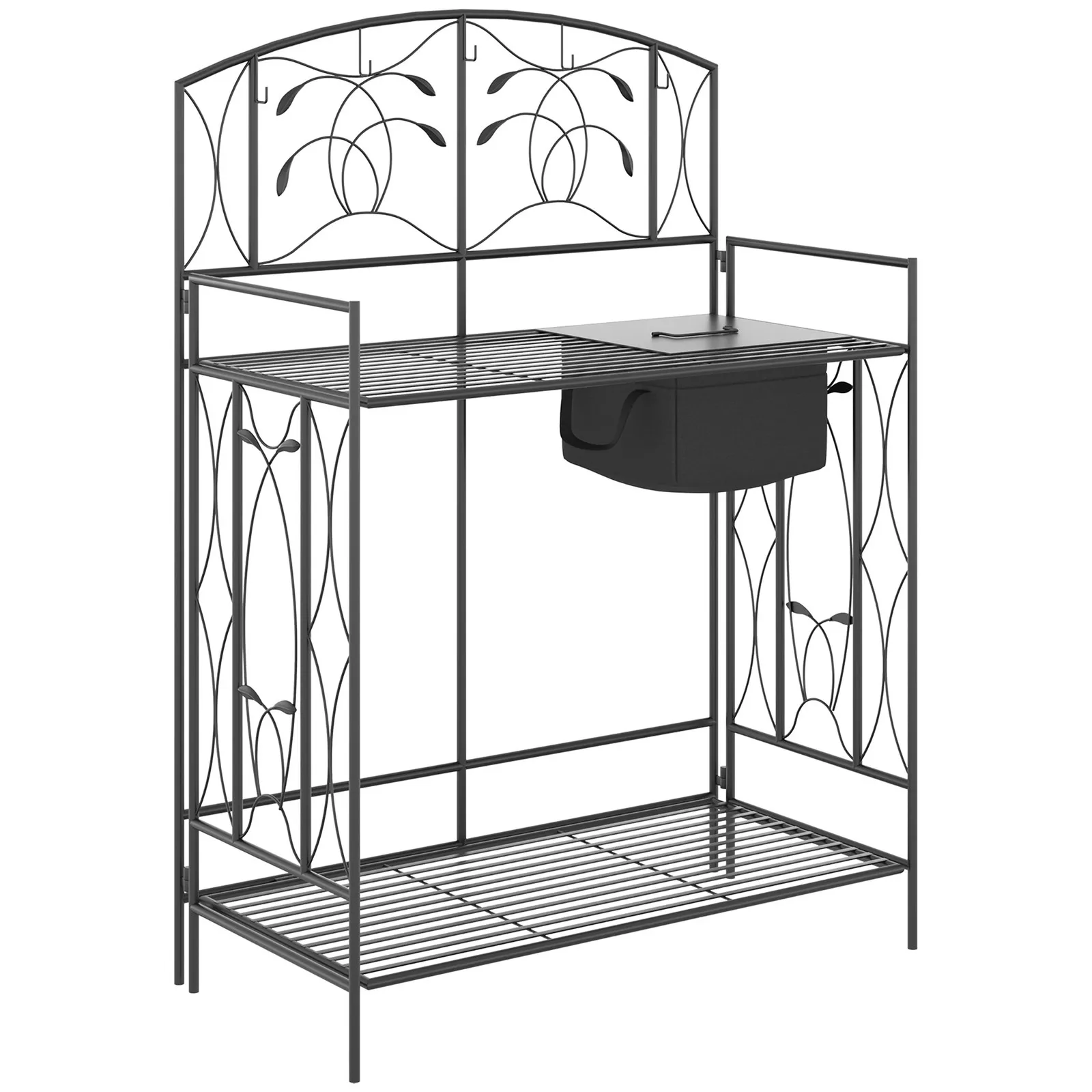 ガーデン用金属製植栽テーブル、屋外用植栽ベンチ（バッグ、フッ - Garden Bench Metal のレビューと価格