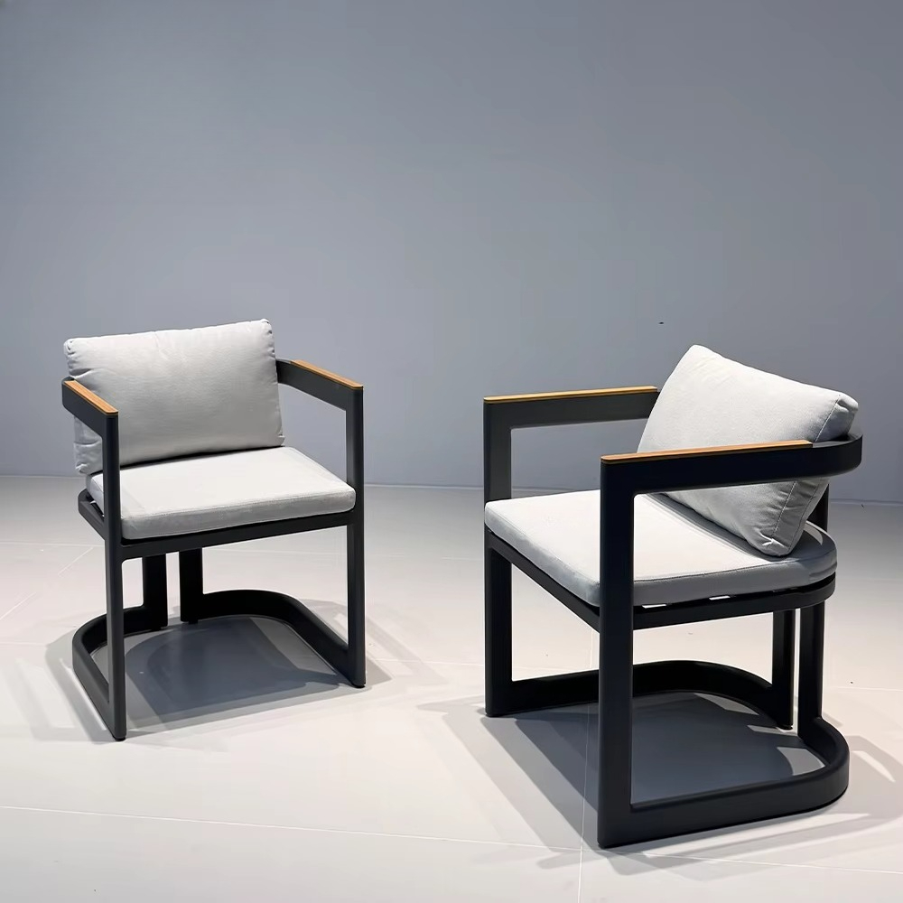 現代的な6人掛け屋外ダイニングテーブルビストロチェアセット、 - Bistro Table Set のレビューと価格