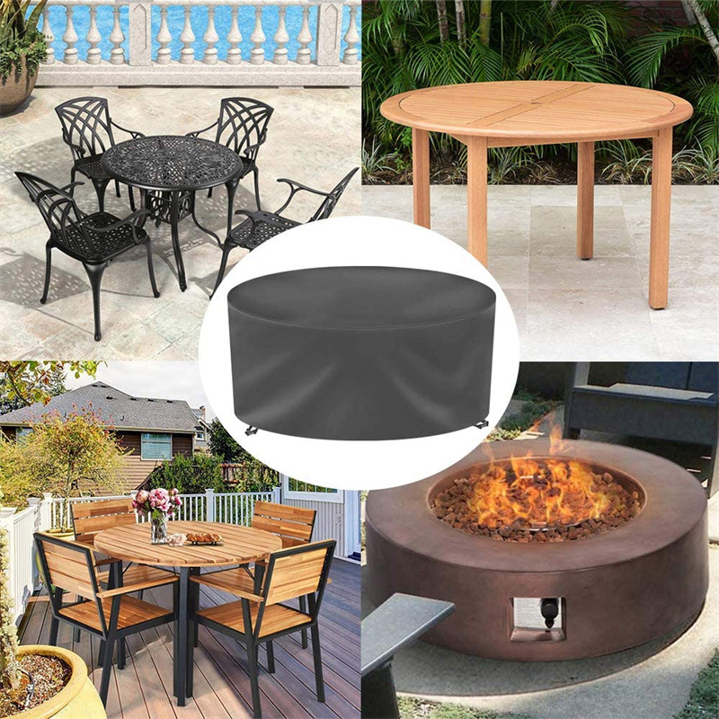 12 サイズラウンド家具カバー 210D 高耐久パティオ家具 - Outdoor Furniture Manufacturer のレビューと価格