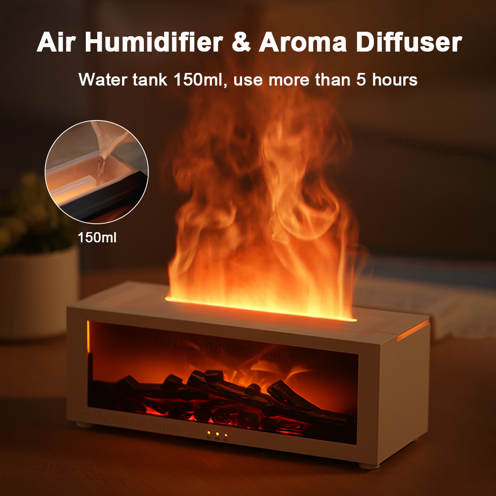 空気加湿器エッセンシャルオイルディフューザー炎アロマ加湿器ホ - Outdoor Furniture Oil のレビューと価格