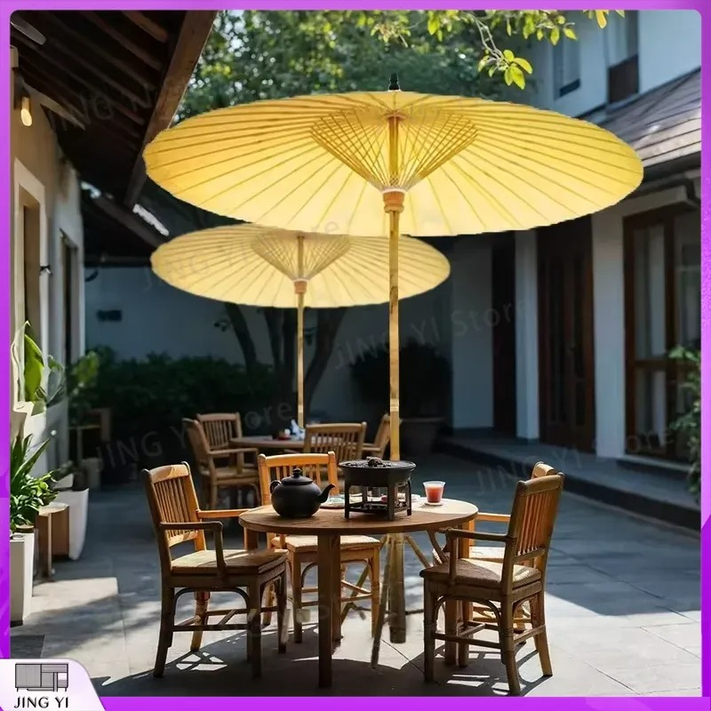 タイ風屋外油紙傘パラソル、パティオ、別荘、庭園、ビーチ、茶道 - Outdoor Furniture Oil のレビューと価格