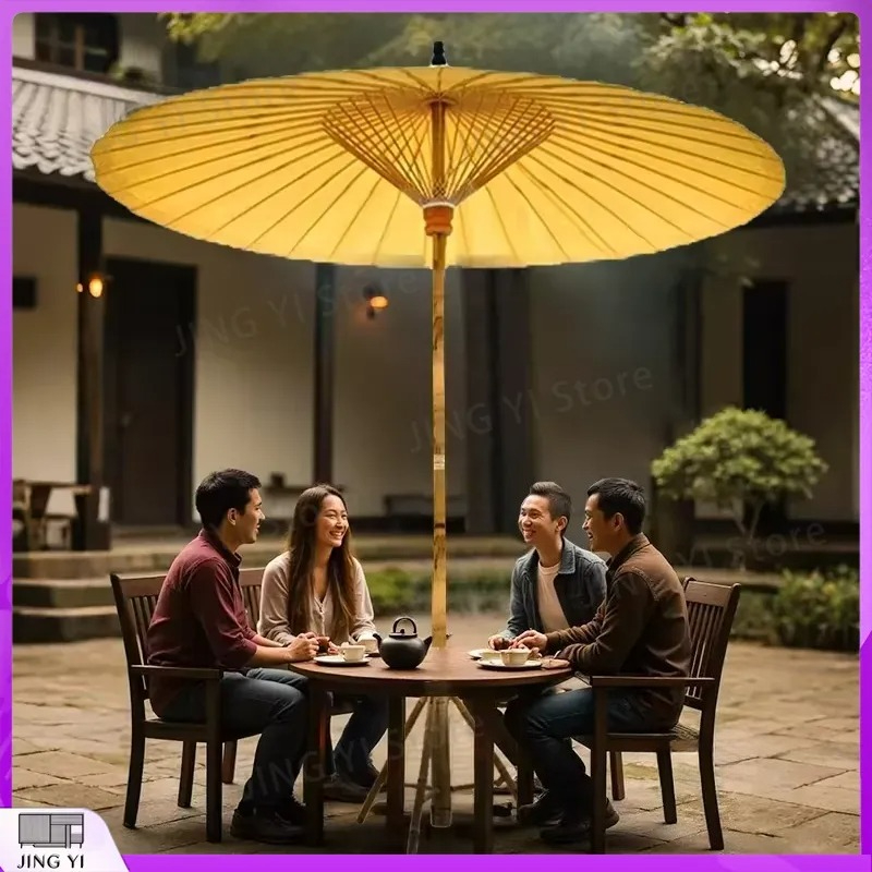 タイ風屋外油紙傘パラソル、パティオ、別荘、庭園、ビーチ、茶道 - Outdoor Furniture Oil のレビューと価格