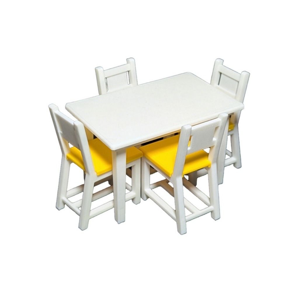 1/12 ドールハウスミニチュア木製デスクミニプラスチックコ - Bistro Table Set のレビューと価格