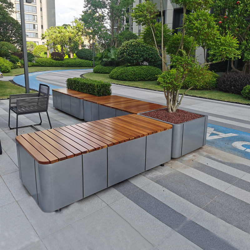 屋外用金属製プランターベンチシート、エレガントな植木鉢デザイ - Garden Bench Metal のレビューと価格