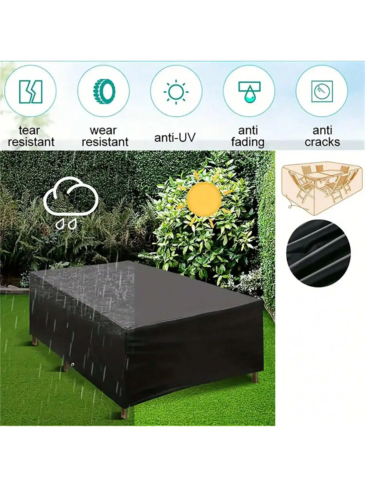マルチサイズ屋外パティオガーデン家具防水ダストカバー椅子、ソ - Outdoor Furniture Manufacturer のレビューと価格