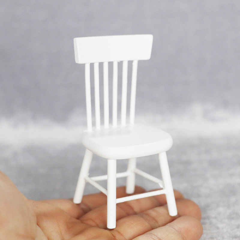 ミニチュアドールハウス家具木製ダイニングテーブルと椅子 1/ - Bistro Table Set のレビューと価格