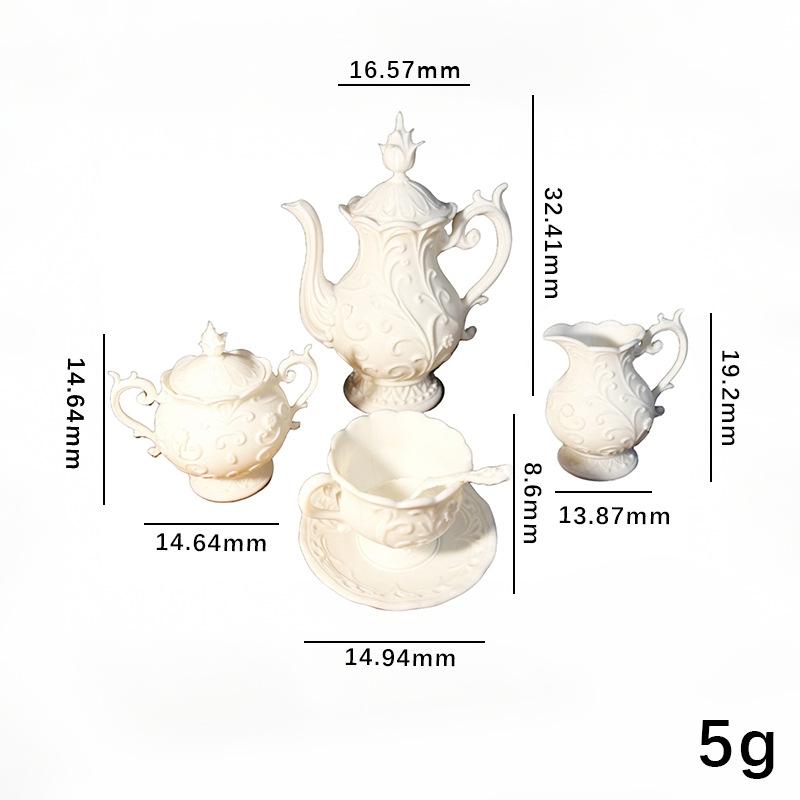 1 セットシミュレーションミニフラワーレリーフディッシュモデ - Bistro Table Set のレビューと価格