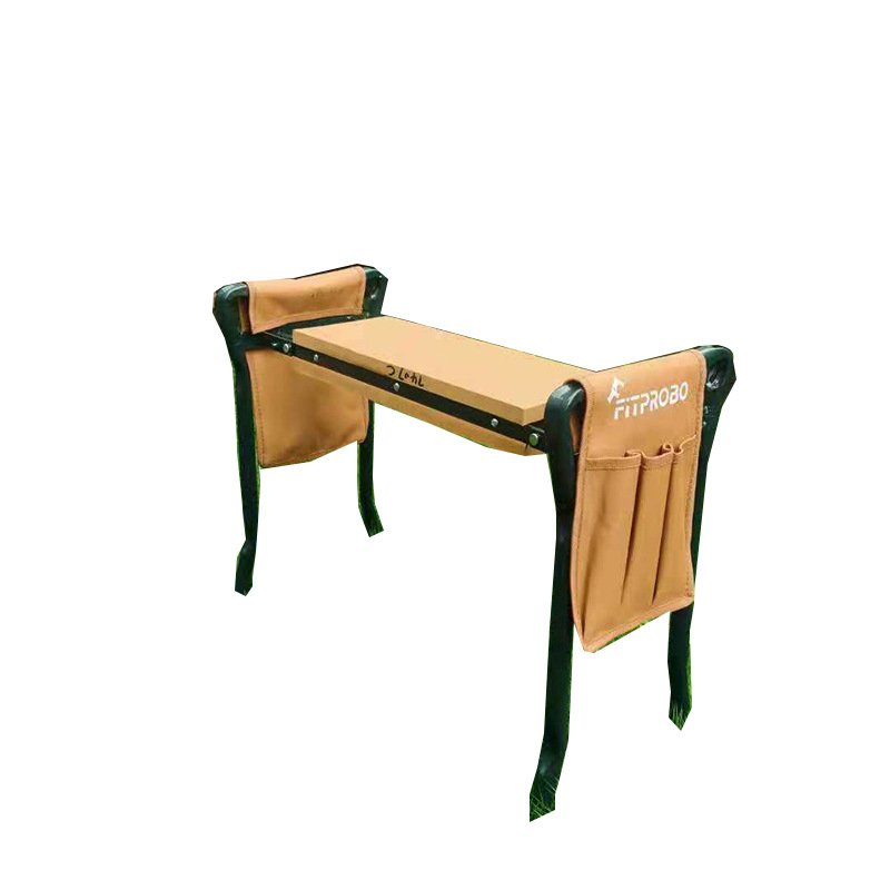 ポータブル折りたたみ式ガーデンニーラースツール 2 in 1 - Garden Bench Metal のレビューと価格