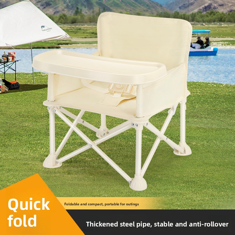 折りたたみ式背もたれ付きベビーダイニングチェア、ポータブルキ - Outdoor Furniture Metal Chairs のレビューと価格