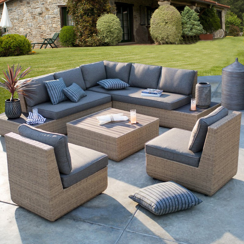 屋外ソファ 中庭 ラタンガーデン ホテル営業所 サンルーム  - Outdoor Furniture Metal Chairs のレビューと価格