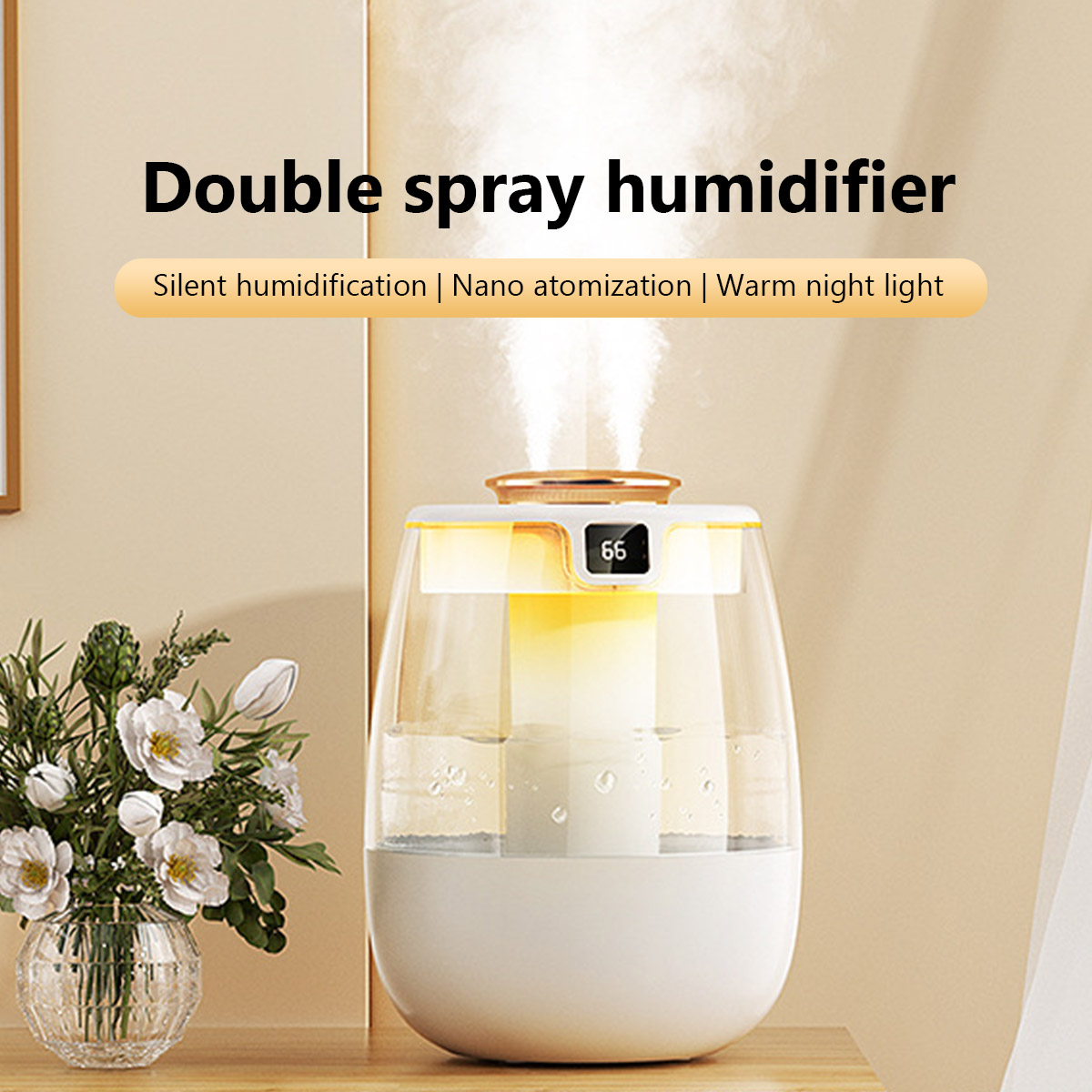 1.3L 空気加湿器ダブルスプレーポートクールミストメーカー - Outdoor Furniture Oil のレビューと価格