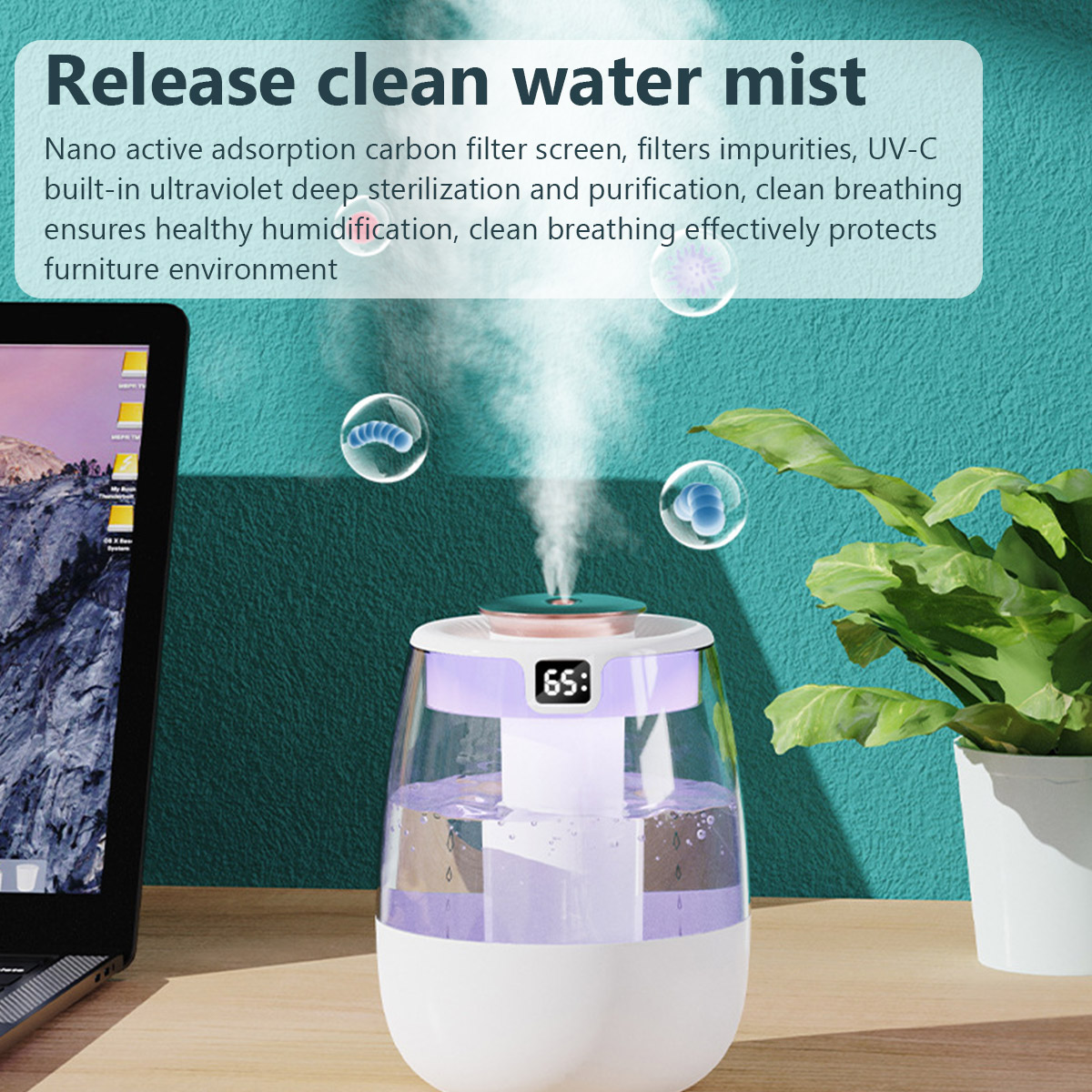 1.3L 空気加湿器ダブルスプレーポートクールミストメーカー - Outdoor Furniture Oil のレビューと価格