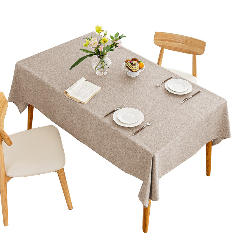 長方形防水耐油テーブルクロス綿麻テーブルクロスキッチンダイニ - Outdoor Furniture Oil のレビューと価格